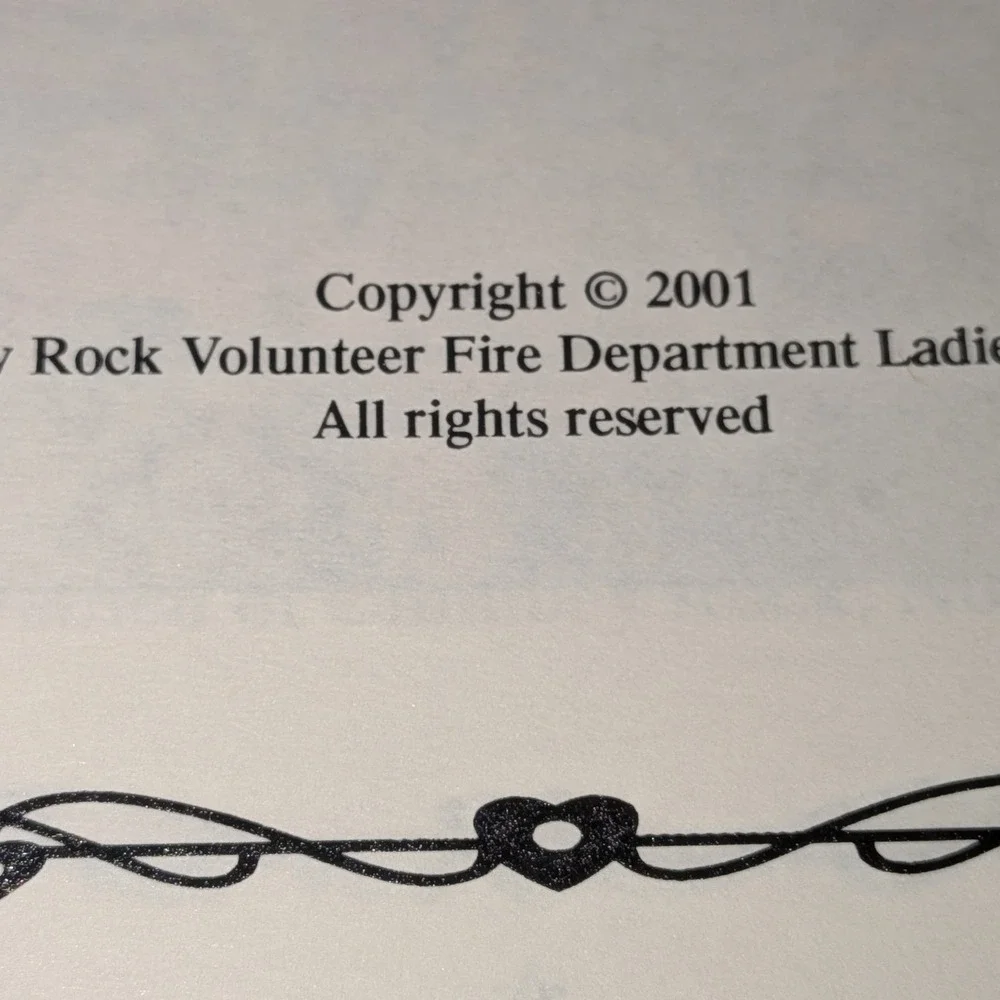 Village Vittles Chimney Rock Fire Dept Ladies Auxiliary Cookbook 2001